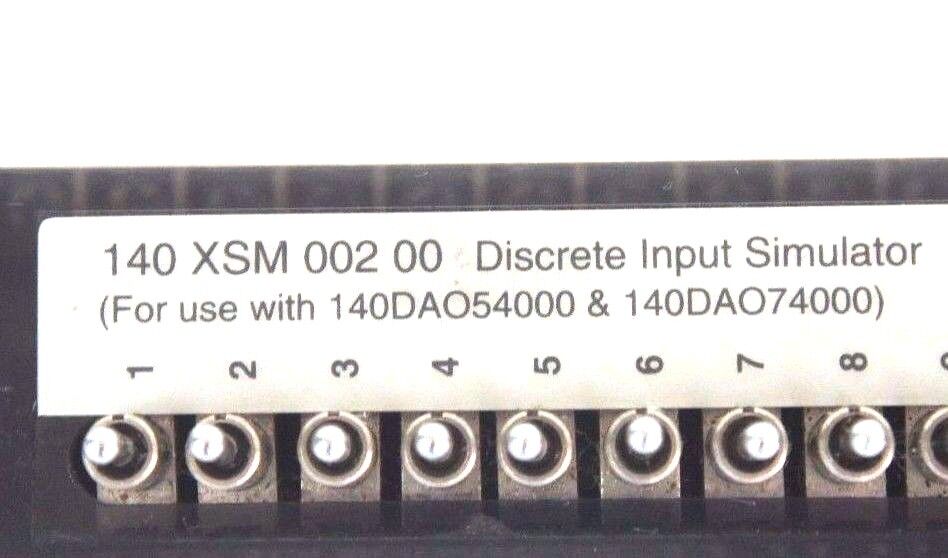MODICON 140XSM00200 DISCRETE SIMULATOR MODULE 16PT