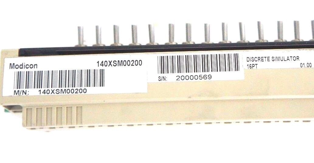 MODICON 140XSM00200 DISCRETE SIMULATOR MODULE 16PT