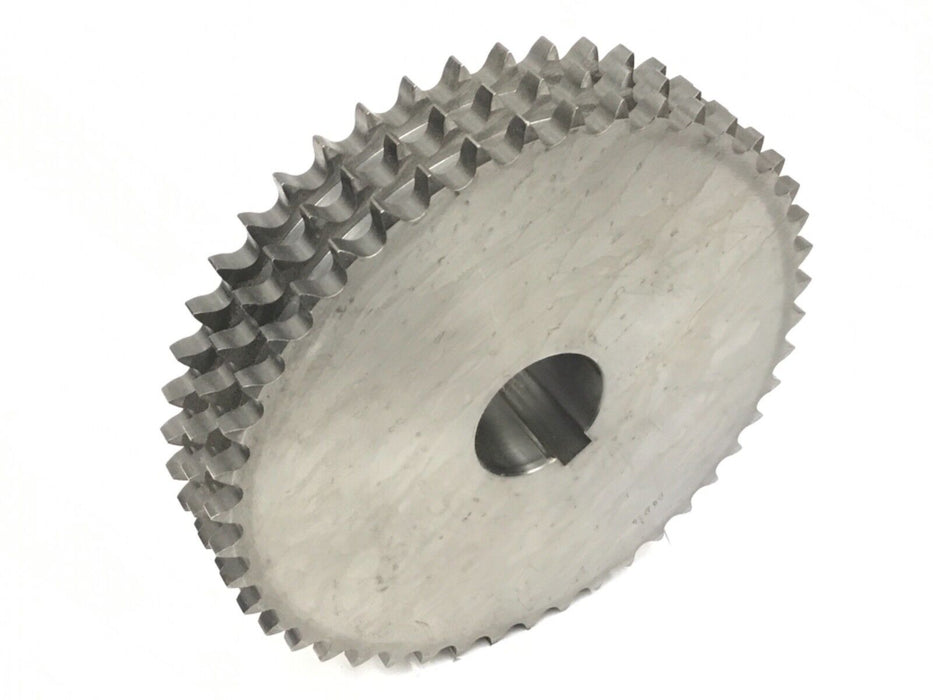 NEW LINN GEAR CO. 60L45 TRIPLE STRAND SPROCKET #60 CHAIN 45 TEETH 2-1/2" BORE