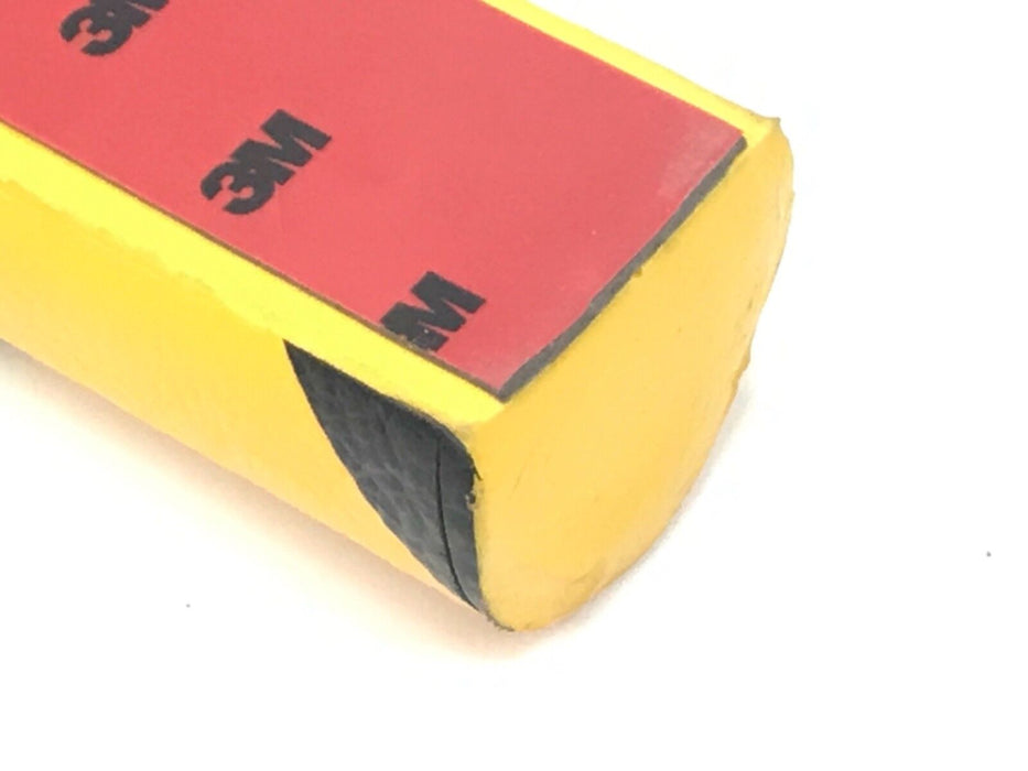 NEW 39-1/2" SURFACE GUARD 31CA21 BLACK/YELLOW PU FOAM 1-1/4" H, 1-1/4" W