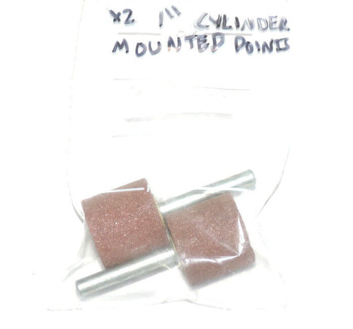 LOT OF 2 NEW 1" HEAD CYLINDRICAL MOUNTED POINT ABRASIVES