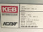 KEB 09 F0 R03-4B19 FREQUENCY INVERTER DRIVE 2.8KVA, 0-500VAC, 4.1A