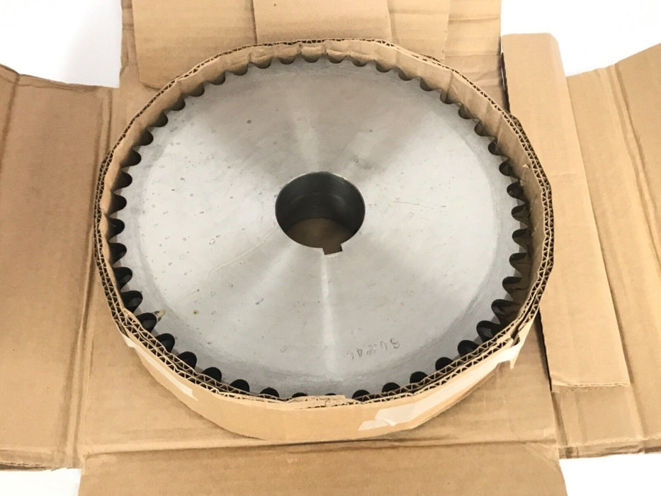 NIB LINN GEAR 60L46 DOUBLE STRAND CHAIN SPROCKET #60, 2-1/2"BORE, 46 TEETH