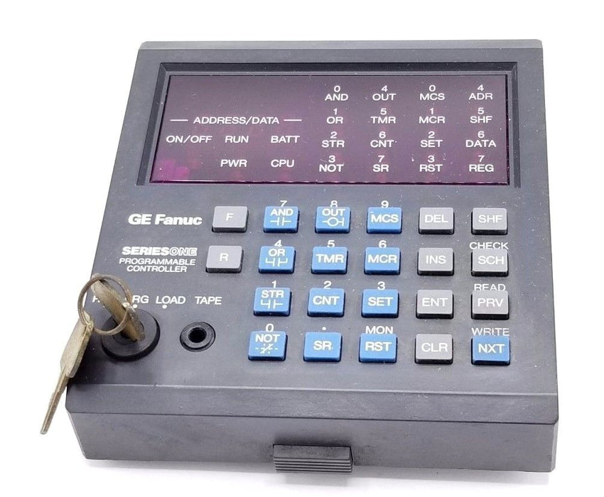 GE FANUC IC610PRG105B PROGRAMMER HAND HELD W/KEYSWITCH