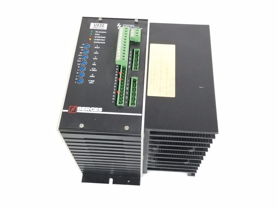 BERGES ACM-A-1 SERVO DRIVE INVERTER U030, D-51709, ACM-A-1.1/A