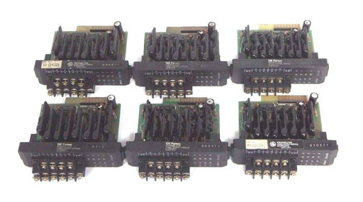 LOT OF 6 GE FANUC IC610MDL175B OUTPUT MODULES 115VAC, 8 CIRCUITS