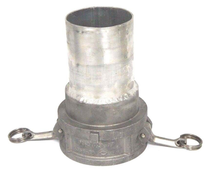 NEW EVER TITE MS27026-17 ALUMINUM 4" CONNECTOR FITTING 356-T6