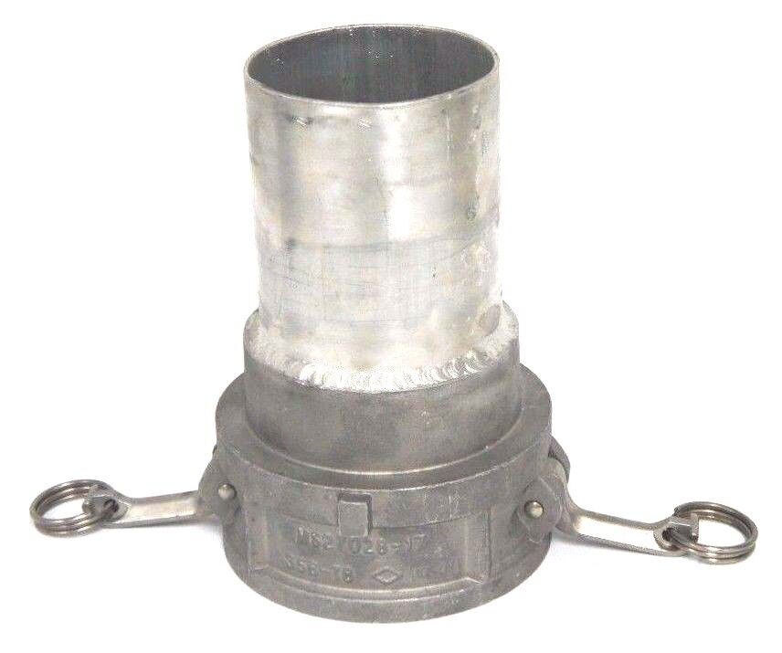 NEW EVER TITE MS27026-17 ALUMINUM 4" CONNECTOR FITTING 356-T6
