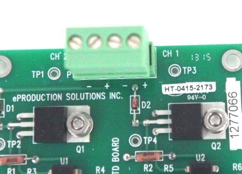 NEW PRODUCTION SOLUTIONS PC90-00006-00 DUAL CHANNEL RTD BOARD  REV B