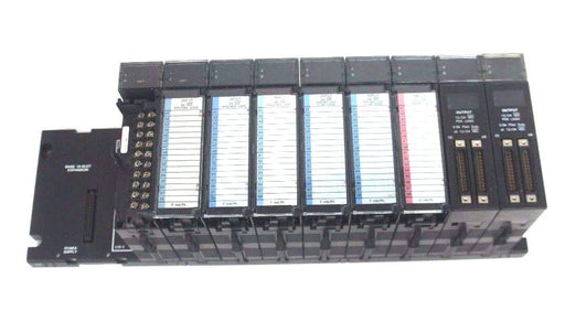 GE FANUC IC693CHS392H 10 SLOT RACK W/ IC693MDL645D IC693MDL645G IC693MDL646E