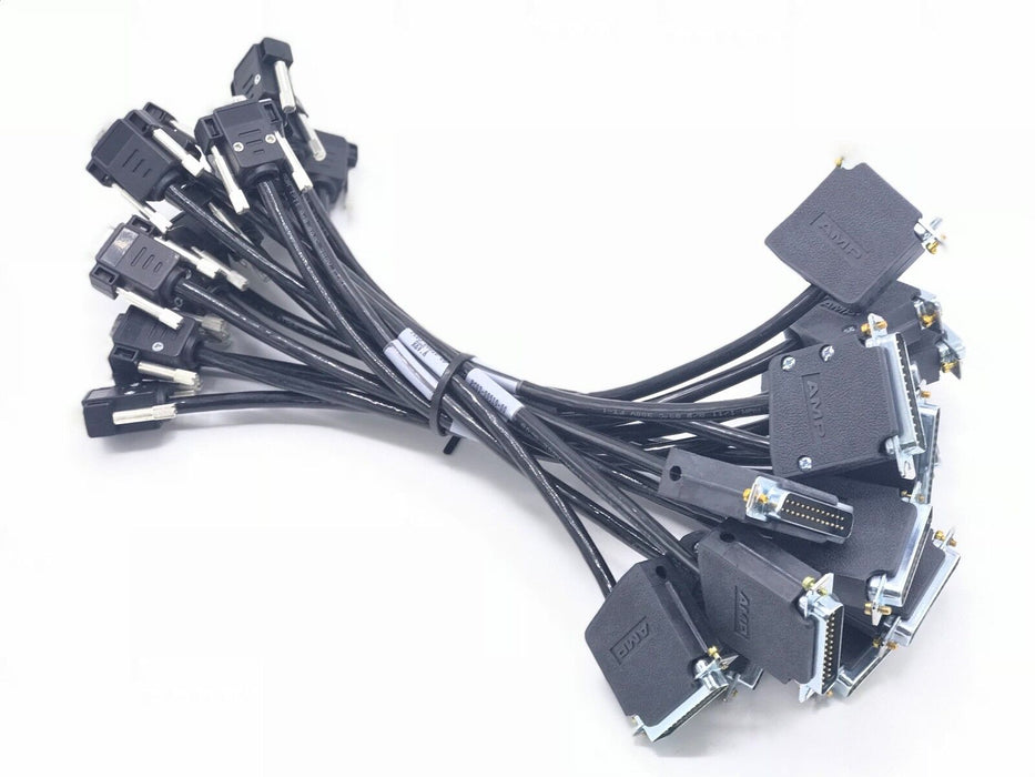 LOT OF 15 NEW BLACK BOX DB25M-DB9F MODEM CABLES 1 FT