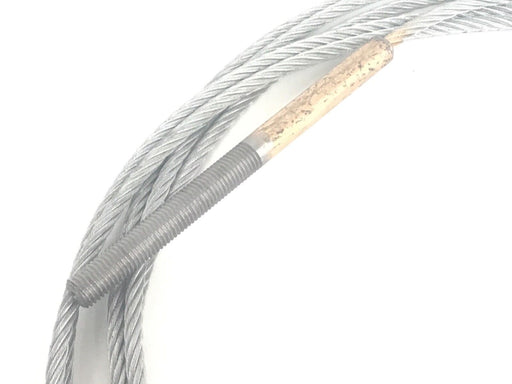 NEW 27'-5" LONG TWAY 3/8" GALVANIZED STEEL CABLE 7X19 GAC W/ CB12 & TTS-12A ENDS