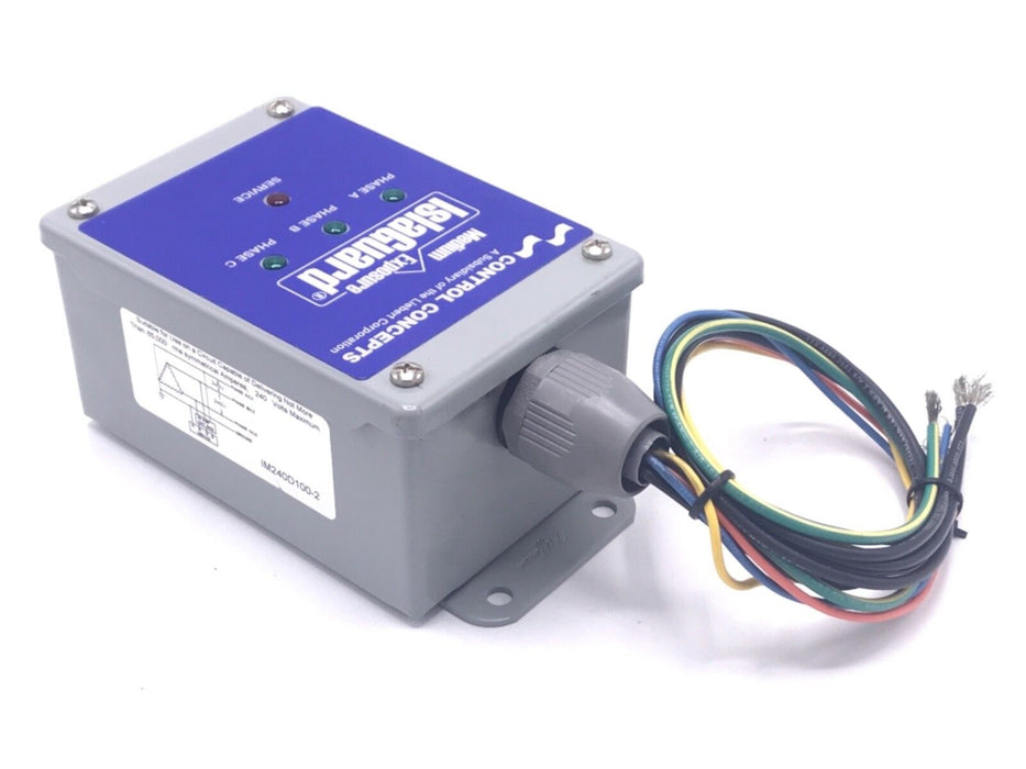 NEW CONTROL CONCEPTS IM240D100-2 POWER SUPPLY MEDIUM EXPOSURE ISLAGUARD 240V 3PH