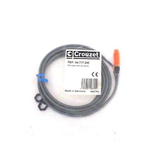 NEW CROUZET 84.717.240 INDUCTIVE PROXIMITY SENSOR M12, 3DC, PNP, NO, NN, P