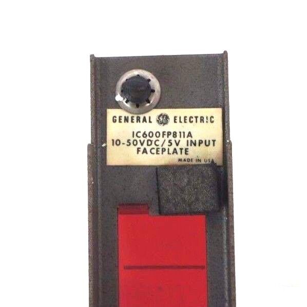 GE FANUC IC600BF811A HD INPUT MODULE 10-50VDC/5VDC W/ FACEPLATE, IC600FP811A