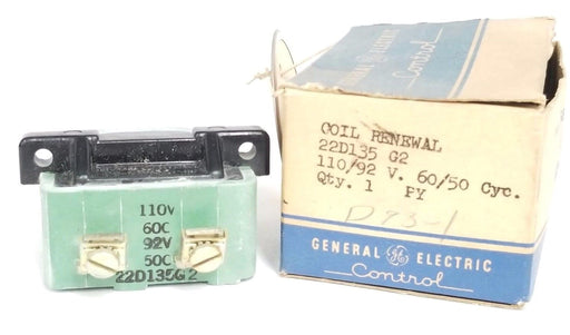 NIB GENERAL ELECTRIC 22D135G2 COIL 92-110V, 50-60CY