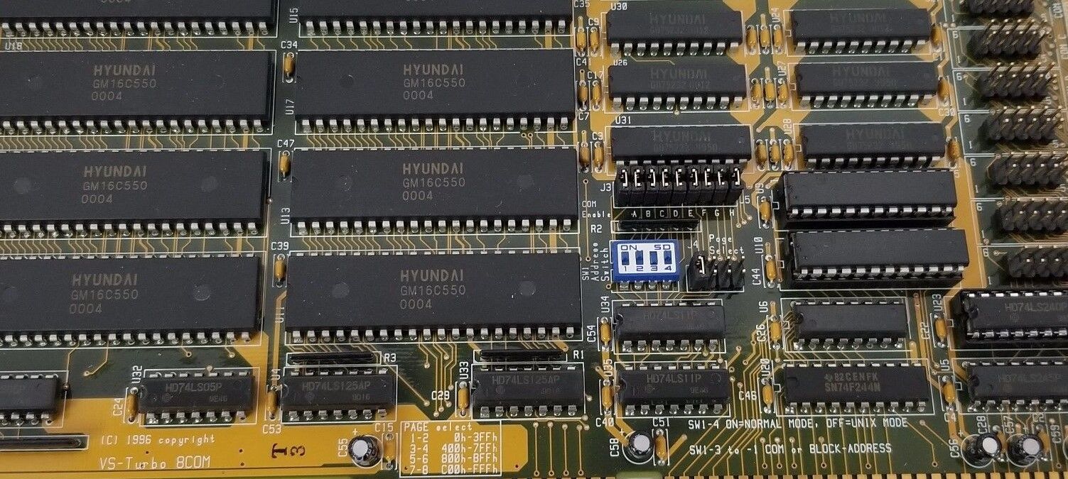 BYTE RUNNER TECHNOLOGIES TC-800 ASSY, ELEC 8-PORT SERIAL BOARD