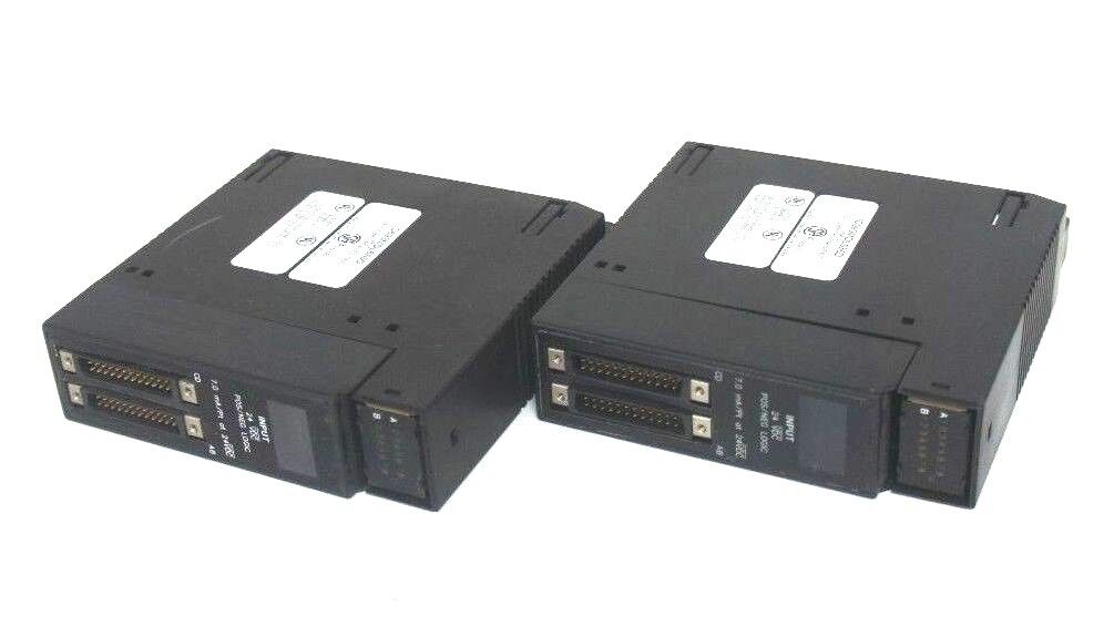 LOT OF 2 GE FANUC IC693MDL655D INPUT MODULE 24VDC 32PT POS/NEG FAST