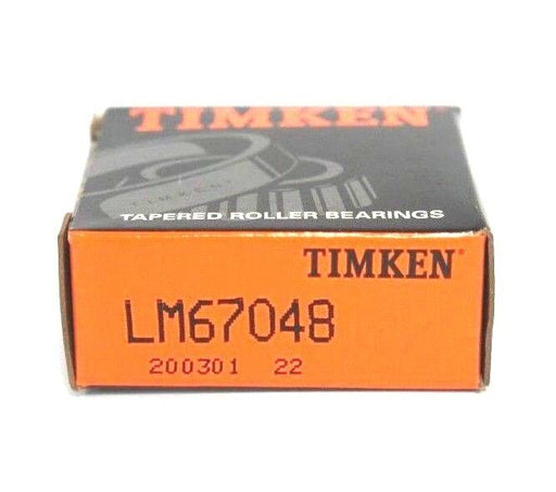NIB TIMKEN LM67048 TAPERED ROLLER BEARING