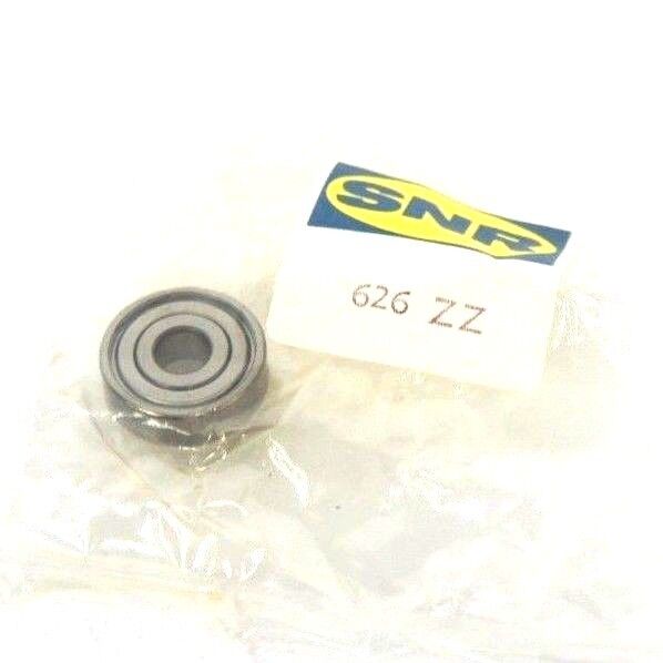 LOT OF 3 NIB SNR 626ZZ SINGLE ROW BALL BEARINGS F20 D-94