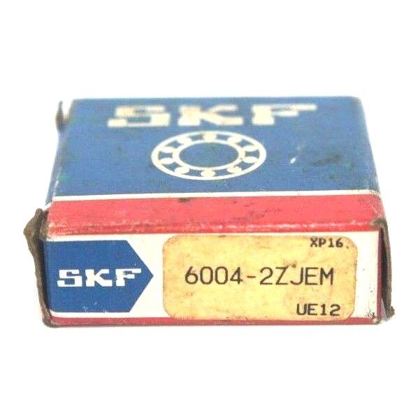 LOT OF 2 NIB SKF 6004-2ZJEM SINGLE ROW BALL BEARINGS 60042ZJEM
