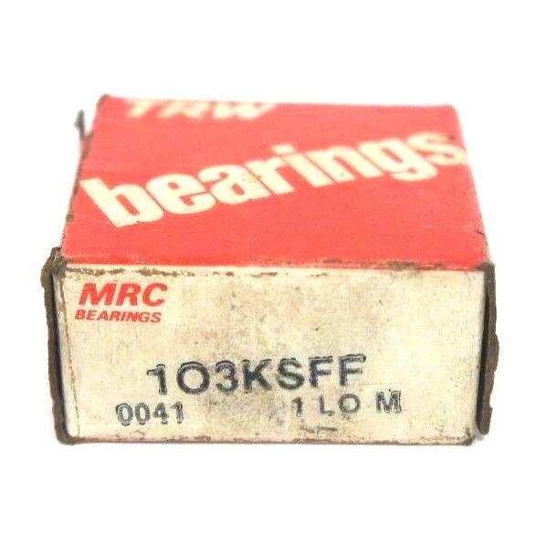 LOT OF 2 NIB MRC 103KSFF SINGLE ROW BALL BEARINGS