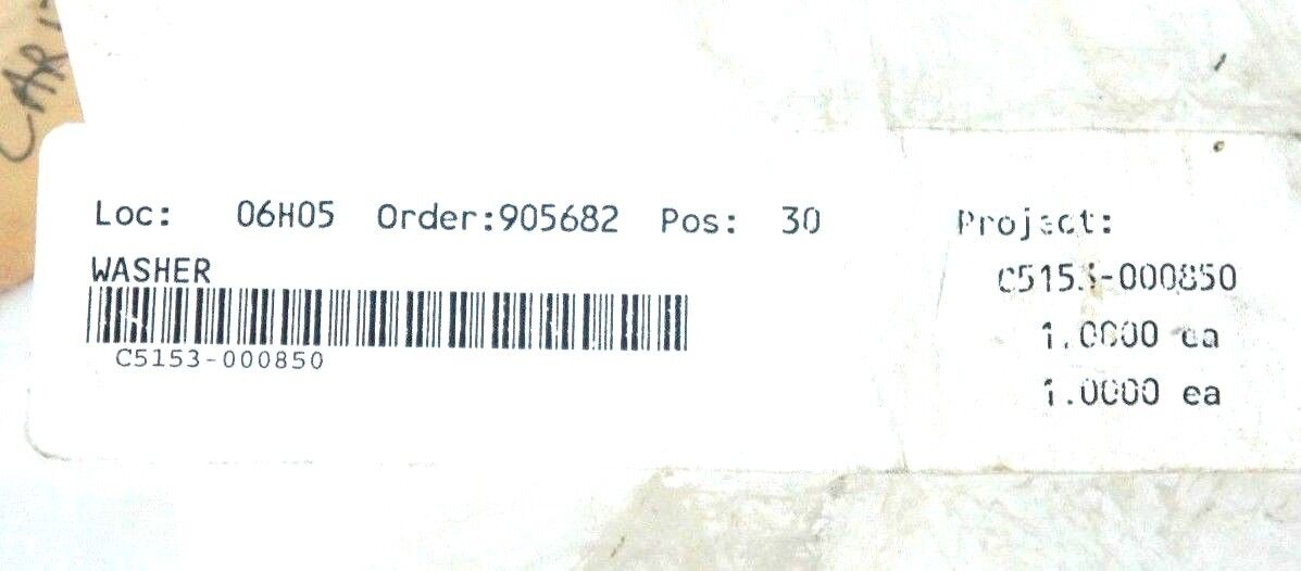 LOT OF 3 NEW OKUMA C5153-000850 WASHERS C5153000850