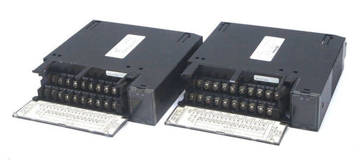 LOT OF 2 GE FANUC IC693MDL646B INPUT MODULE 24VDC 16PT POS/NEG FAST MINOR CHIPS