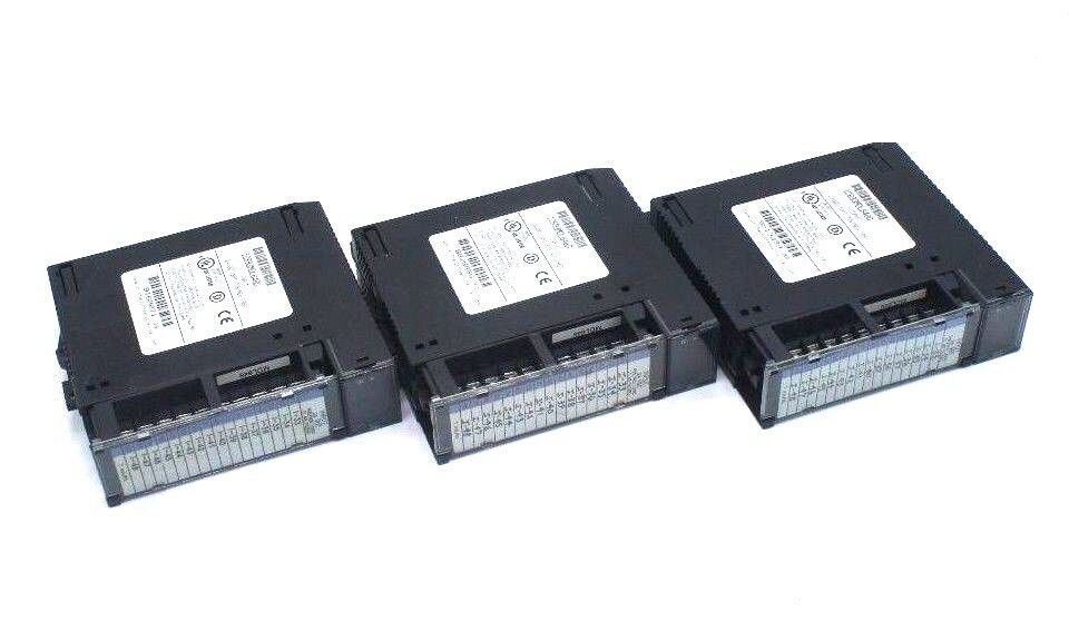 LOT OF 3 GE FANUC IC693MDL646D INPUT MODULES 24VDC, 16 PT POS/NEG FAST