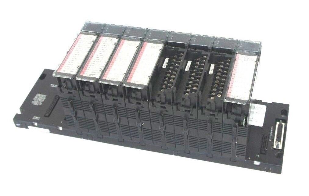 GE FANUC IC693CHS392E 10 SLOT RACK W/ IC693MDL240E IC693MDL330F