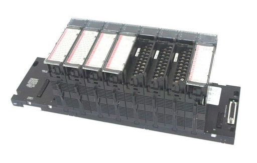 GE FANUC IC693CHS392E 10 SLOT RACK W/ IC693MDL240E IC693MDL330F