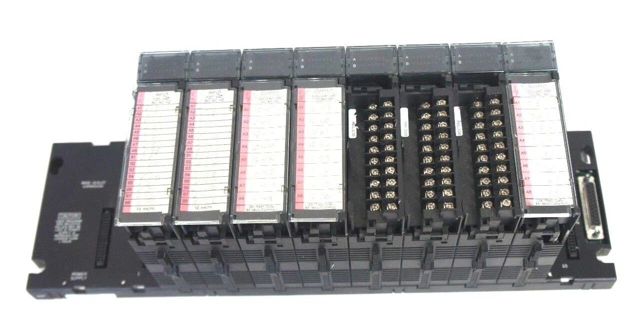GE FANUC IC693CHS392E 10 SLOT RACK W/ IC693MDL240E IC693MDL330F