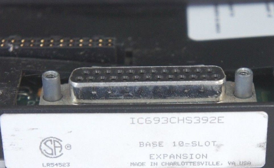 GE FANUC IC693CHS392E 10 SLOT RACK W/ IC693MDL240E IC693MDL330F