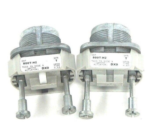 LOT OF 2 ALLEN BRADLEY 800T-H2 SELECTOR SWITCHES SER. T