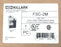NIB HUBBELL KILLARK FSC-2M FEED THRU SHALLOW FS BOX, SIZE 3/4"