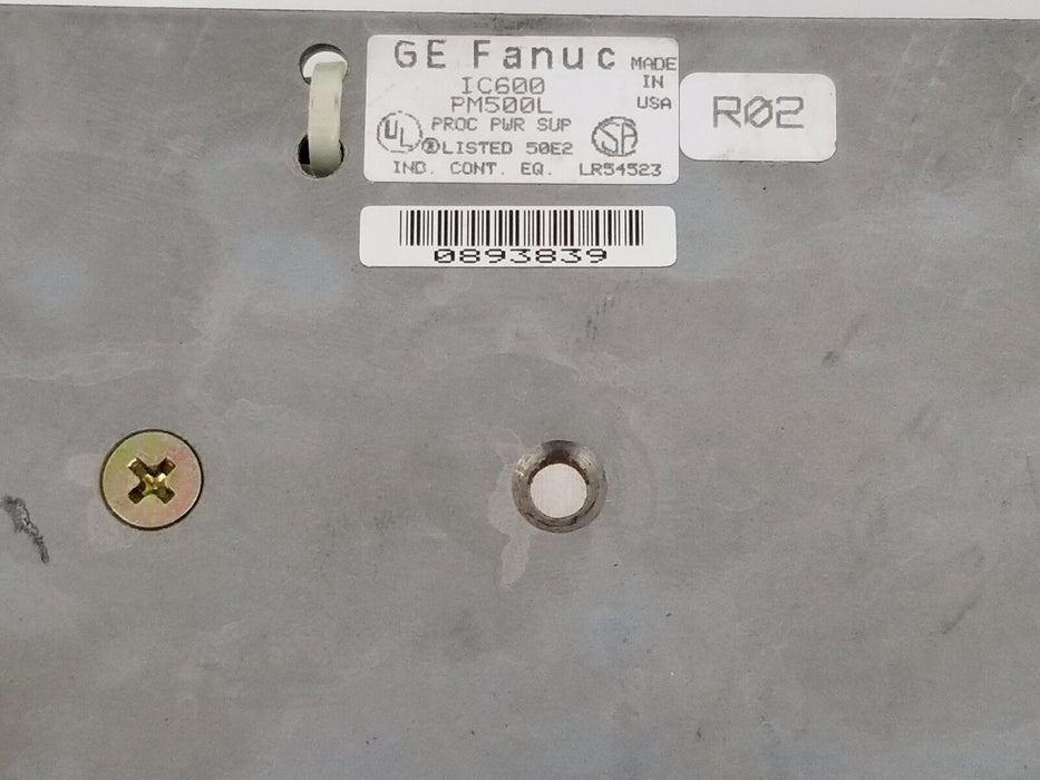 GE FANUC A20B-9000-0710/08A SERIES SIX CPU TYPE: A20B-9000-0710, IC600-PM500L