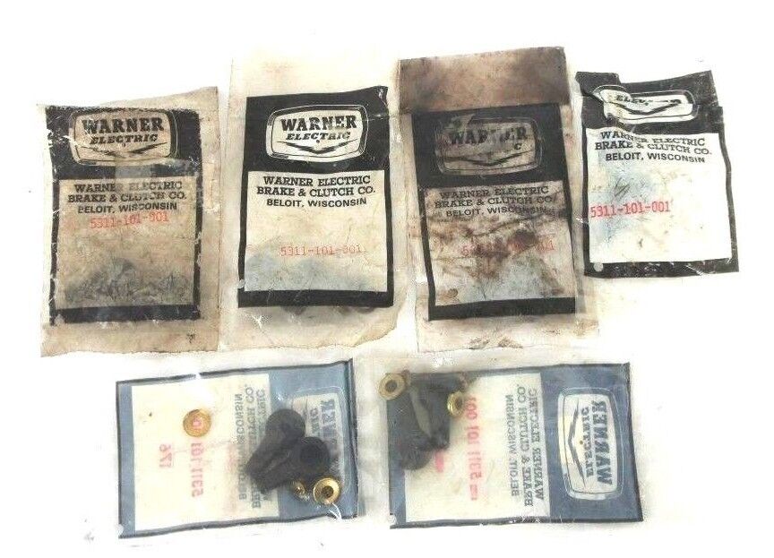 LOT OF 6 NEW WARNER ELECTRIC 5311-101-001 TERMINAL ASSEMBLY KITS 53110101001