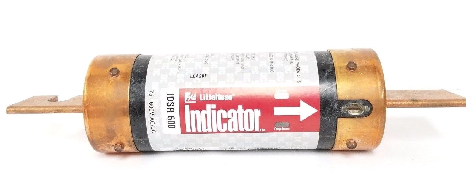 LITTELFUSE IDSR-600 DUAL ELEMENT TIME-DELAY FUSE WITH INDICATION IDSR600