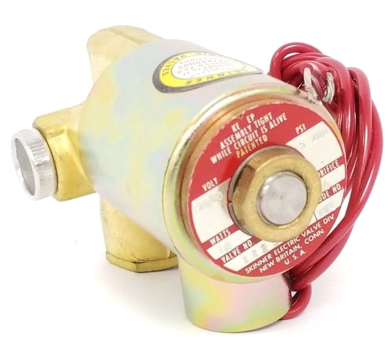NIB SKINNER ELECTRIC VALVE XR2DX20 VALVE 120/60 5-200PSI 1/4" ORFICE CODE: VE1