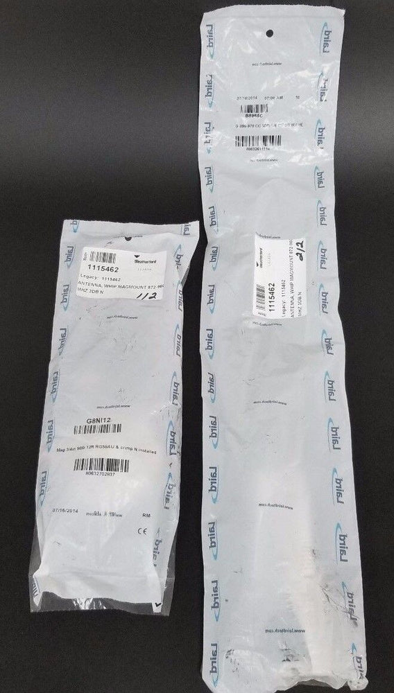 LAIRD G8NI12 MAG 3/4'' 12' RG58AU & CRIMP N INSTALLED W/ B8965C WHIP ANTENNA