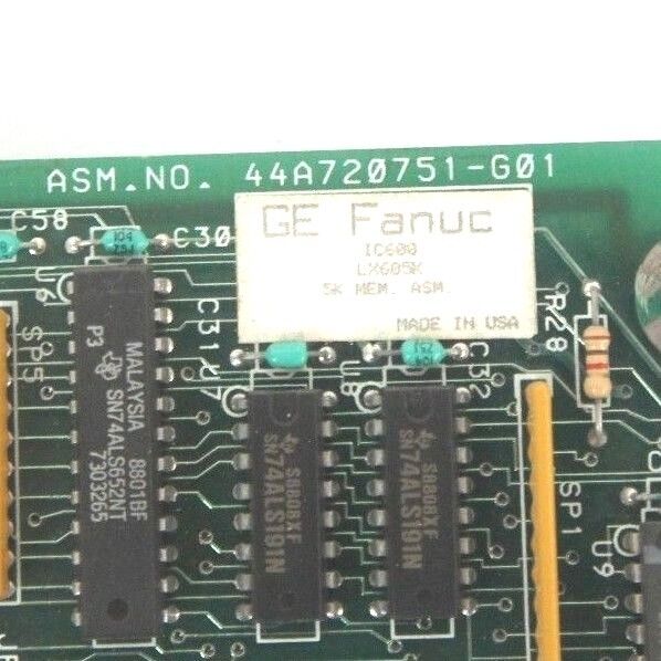 GE FANUC IC600LX605K 5K MEMORY MODULE ASM. NO. 44A720751-G01