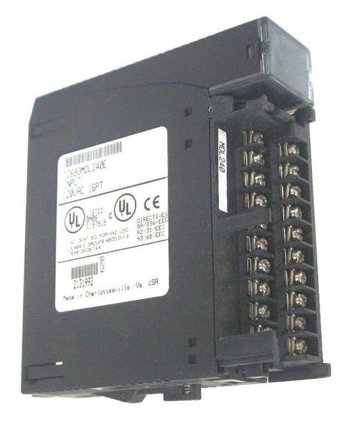 GE FANUC IC693MDL240E INPUT MODULE 16PT 120VAC INPUT MISSING DOOR