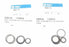 LOT OF 2 NEW SMC MGQ20-PS REBUILD KITS MGQ20PS