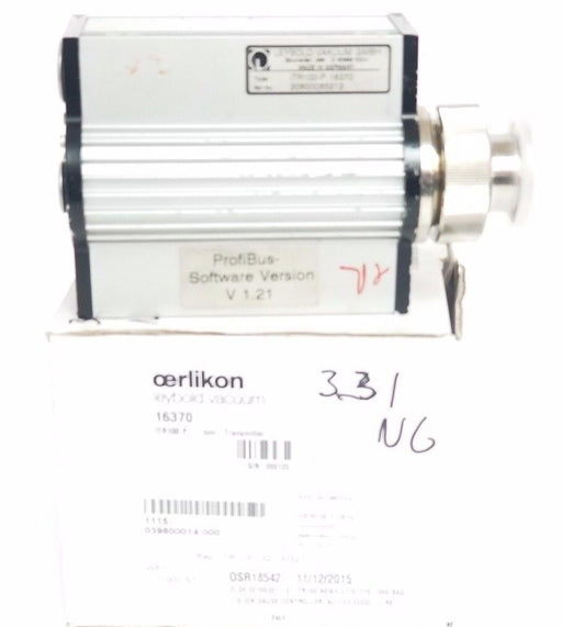 LEYBOLD VAKUUM IRT100-P 16370  IONI-TRANSMITTER IRT100P (FOR PARTS)