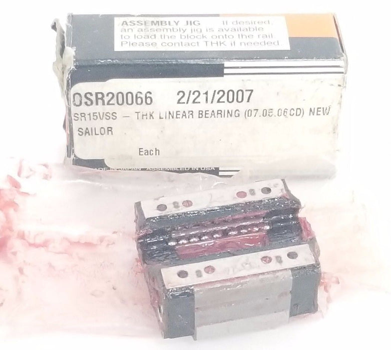 NIB THK SR15VSS LINEAR BEARING