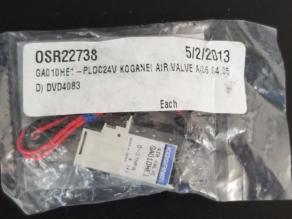 NEW KOGANEI GA010HE1 AIR VAVLE 0~0.7MPa