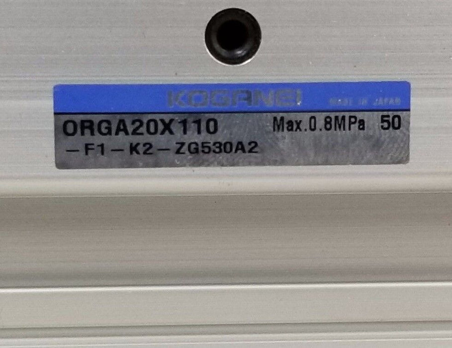NEW KOGANEI ORGA20X110 RODLESS CYLINDER ACTUATOR MAX. 0.8MPa 50
