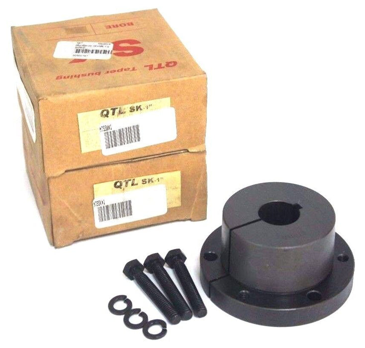 LOT OF 2 NIB QTL SK-1 TAPER BUSHINGS 1" BORE SK1