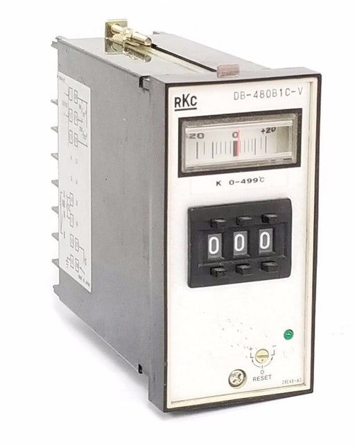 RKC DB-480B1C-V TEMPERATURE CONTROLLER 0-499 DEG. C, 110-220V, DB480B1CV