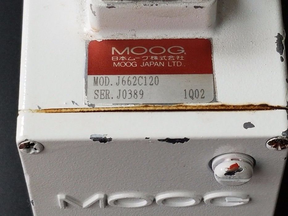 MOOG J061-111A HYDRAULIC VALVE ASSEMBLY J662C120 B97012-024